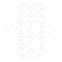 White icon of a human spine with radiating lines indicating pain on the sides.