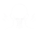 Icon of the back of a head and neck with jagged pain symbols.